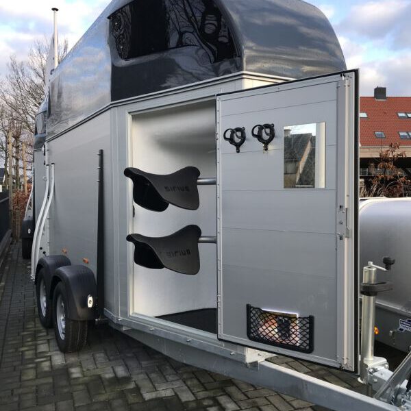 Sirius S45 Aluminium - Zadelkamer kap antraciet