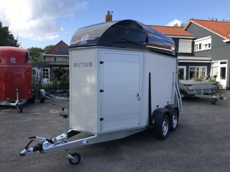 Sirius S77 Aluminium - Zadelkamer zwarte kap