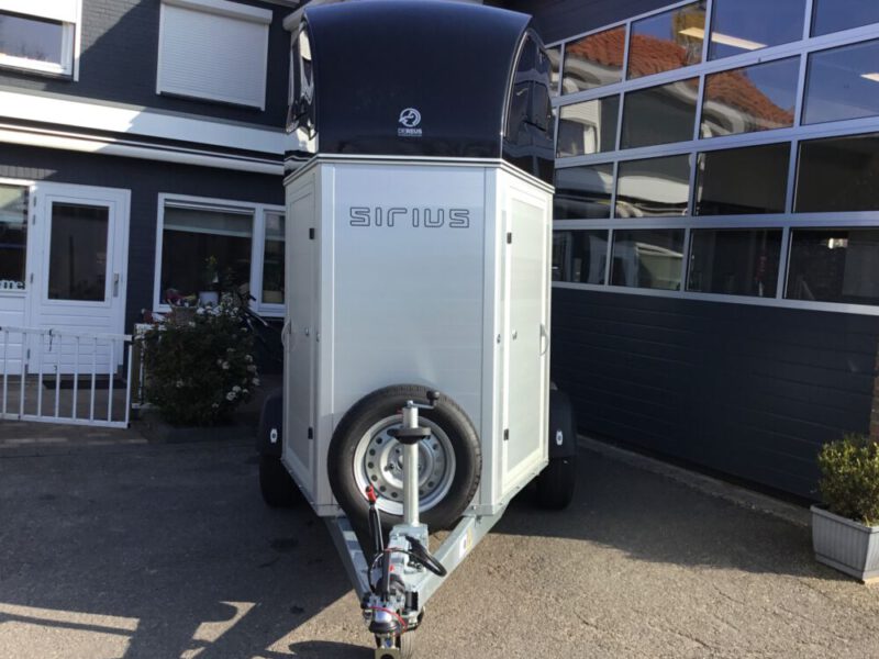 Sirius S45 Aluminium - Zadelkamer zwarte kap