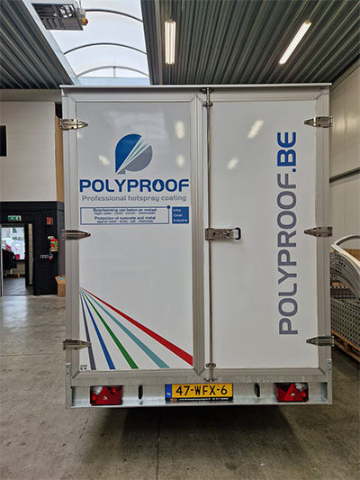 gesloten aanhangwagen Hapert
