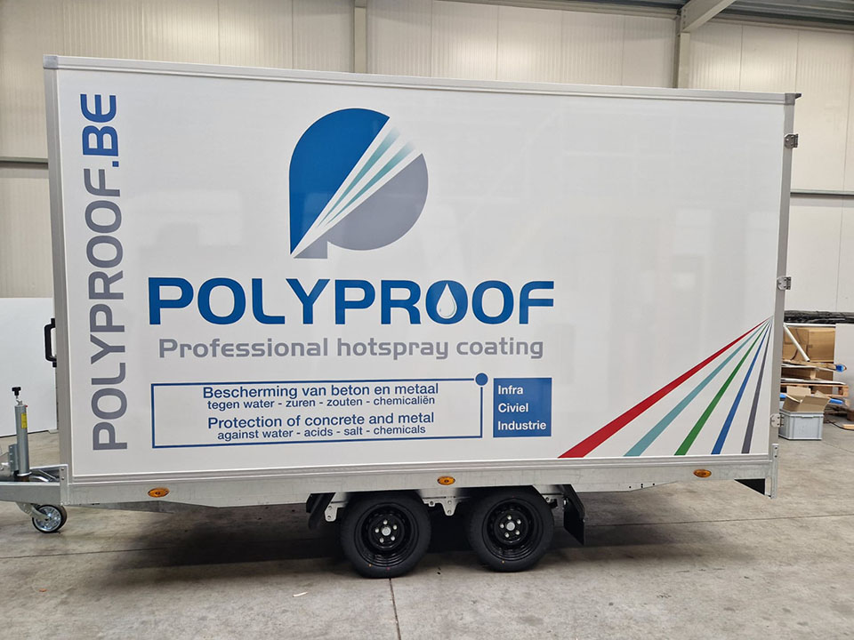 gesloten aanhangwagen Hapert