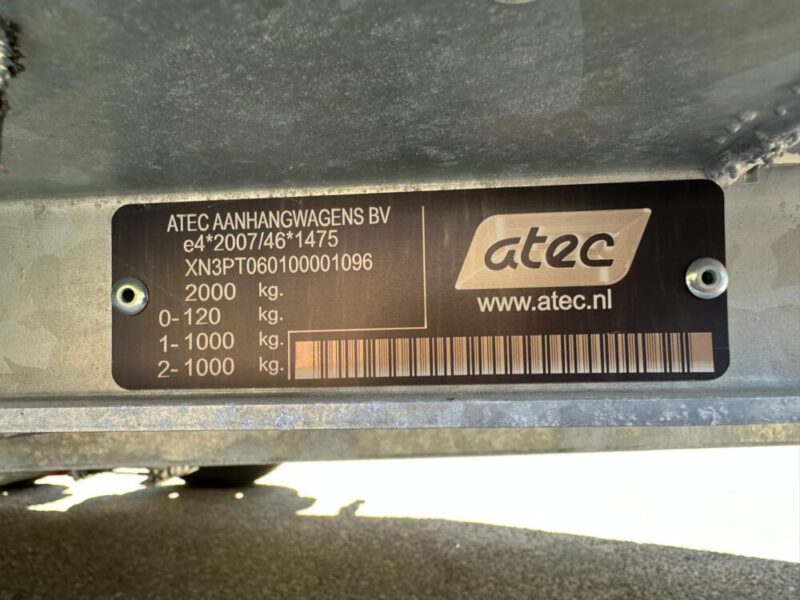 Atec Thensa 2000 zwart met zadelkamer
